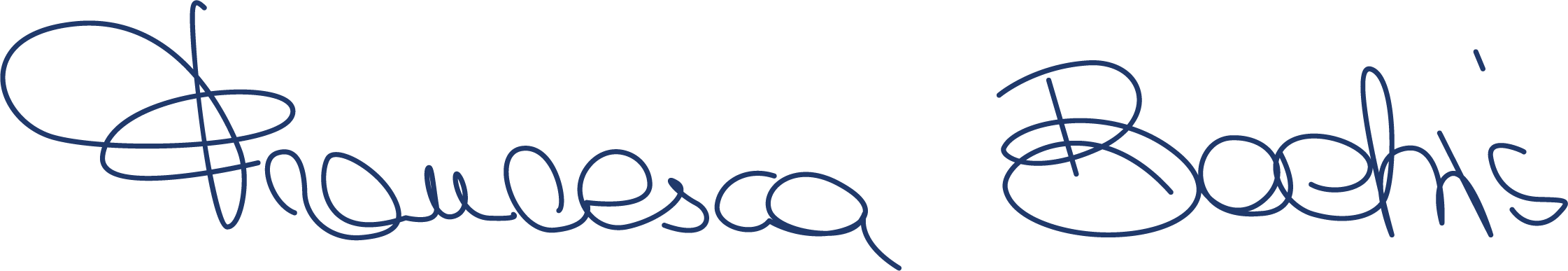 Francesca Bachis firma e logo